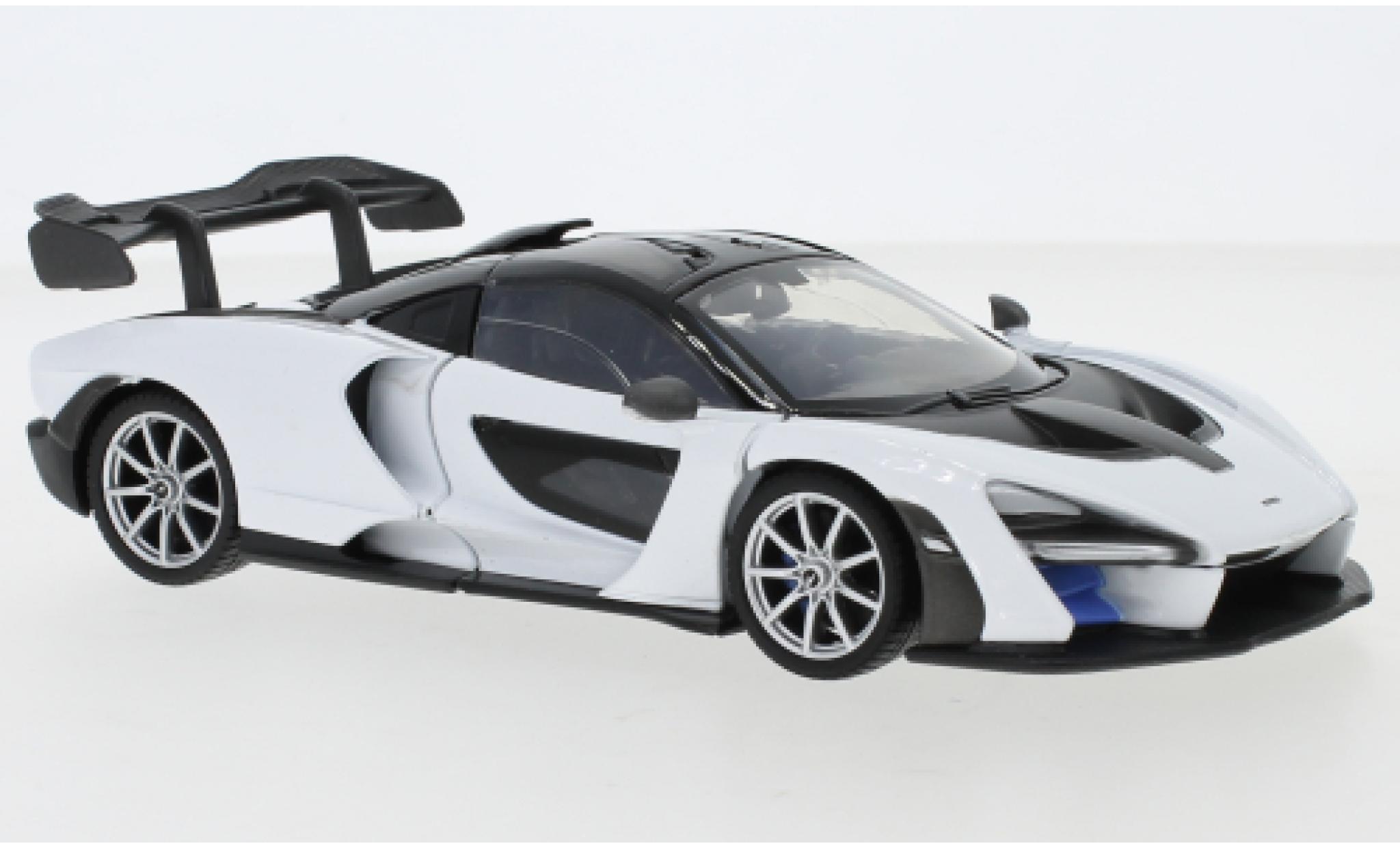 McLaren Senna 1/24 Motormax white 1:24 diecast model cars