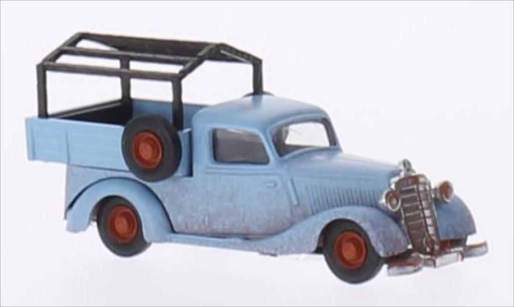 Mercedes 170 1/87 Busch V Pick Up blue 1936 diecast model cars