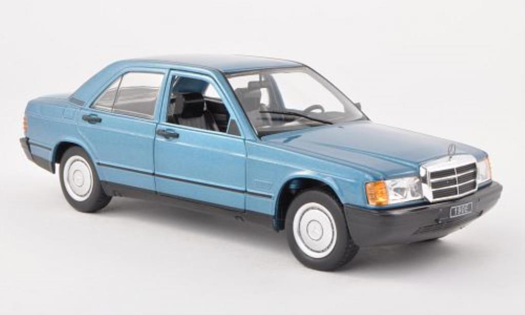 Mercedes 190 E 1/24 WhiteBox E (W201) blue 1983 diecast model cars