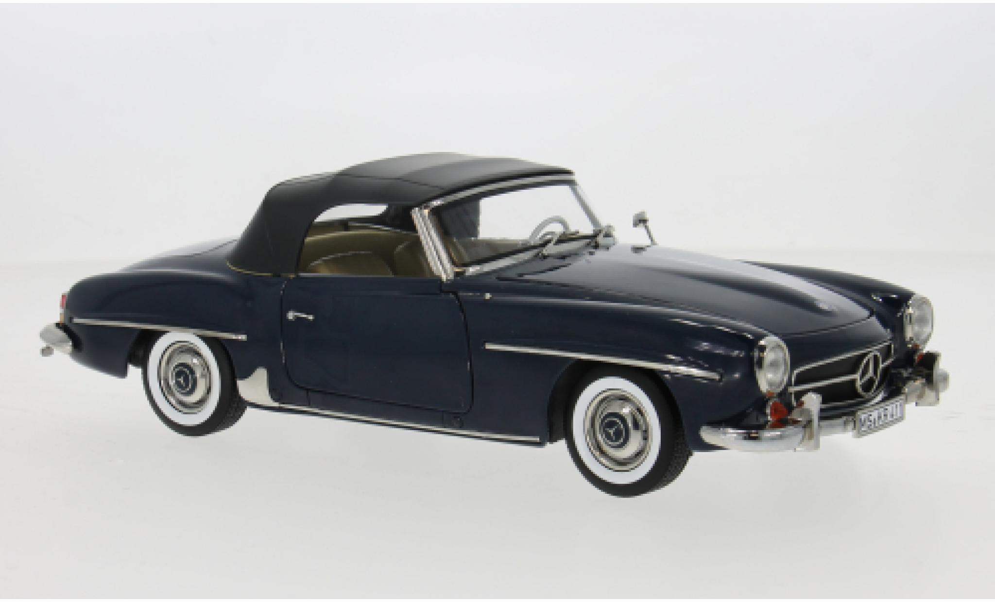 Mercedes 190 1/18 Norev SL blue 1957 1:18 diecast model cars