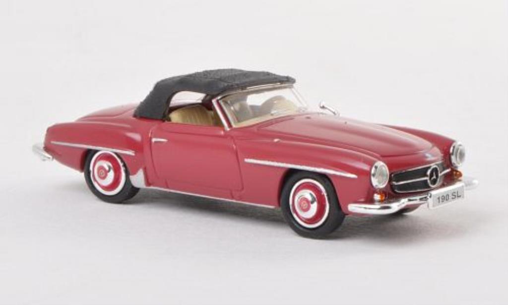 Mercedes 190 SL 1/87 Ricko SL red diecast model cars