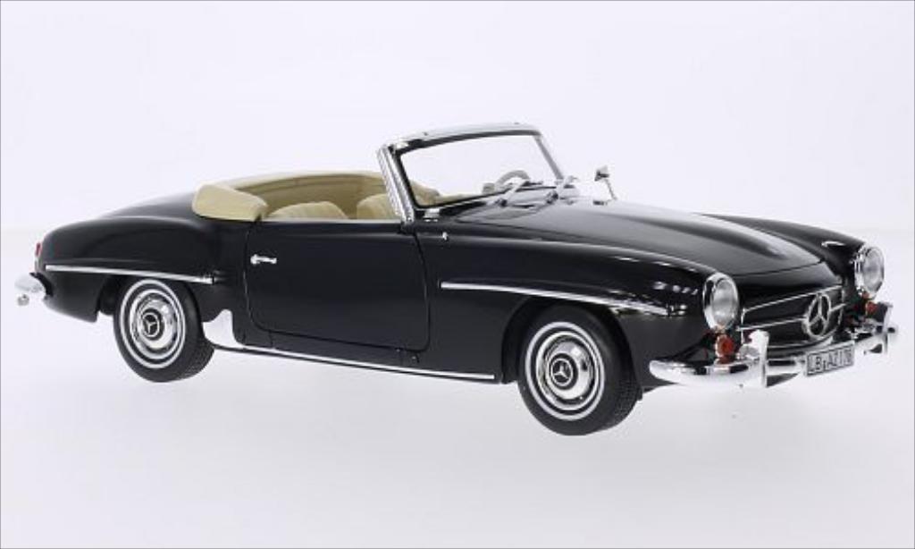 Mercedes 190 SL 1/18 Norev SL black 1957 diecast model cars