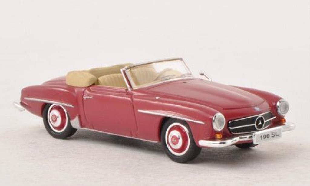 Mercedes 190 SL 1/87 Busch SL (W121 BII) red diecast model cars