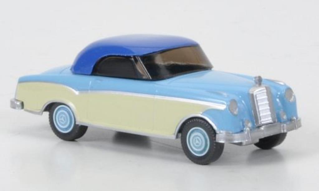 Mercedes 220 1/87 Wiking Coupe blue/beige/blue diecast model cars