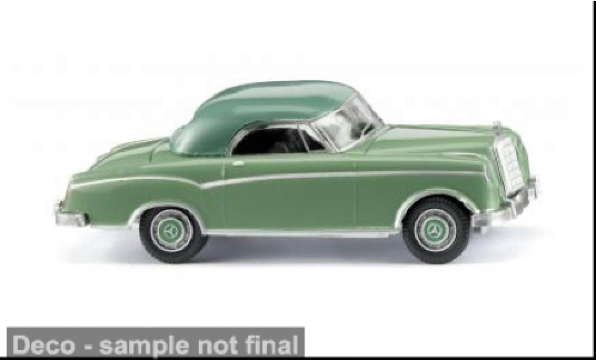 Mercedes 220 1/87 Wiking green/green 1956 1:87 diecast model cars