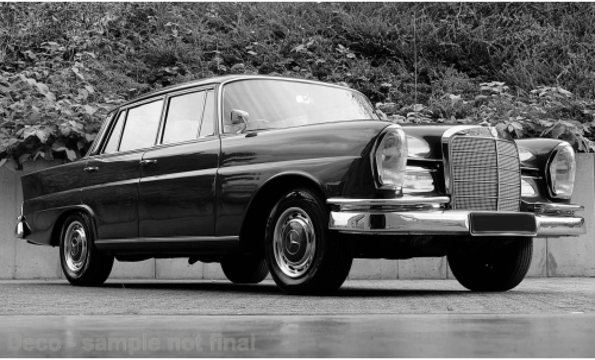 Mercedes 220 1/18 I Norev S (W111) blue 1959 1:18 diecast model cars
