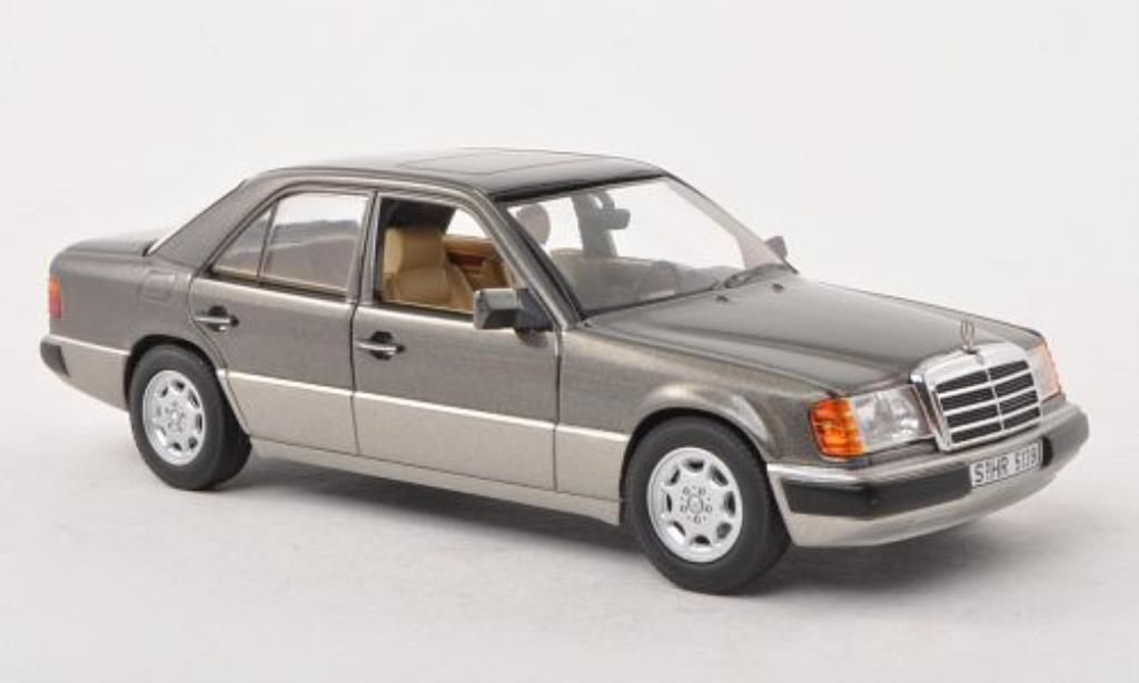 Mercedes 230 E 1/43 Minichamps E (W124) grey/grey 1988 diecast model cars