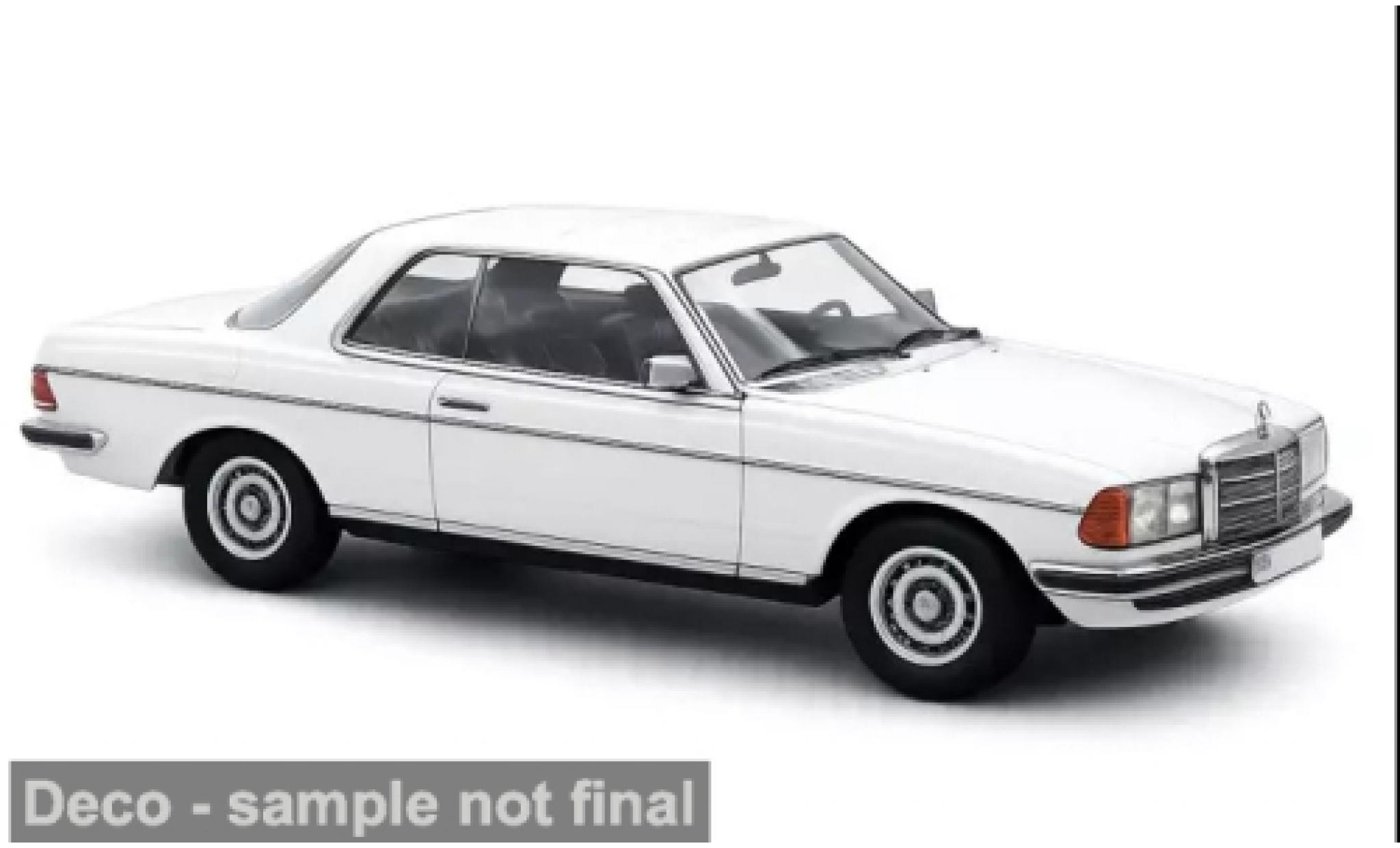 Mercedes 280 1/18 Norev CE white 1980 1:18 diecast model cars
