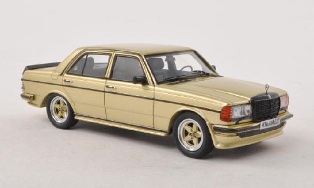 Mercedes 280 1/43 Neo E (W123) AMG gold 1980 diecast model cars