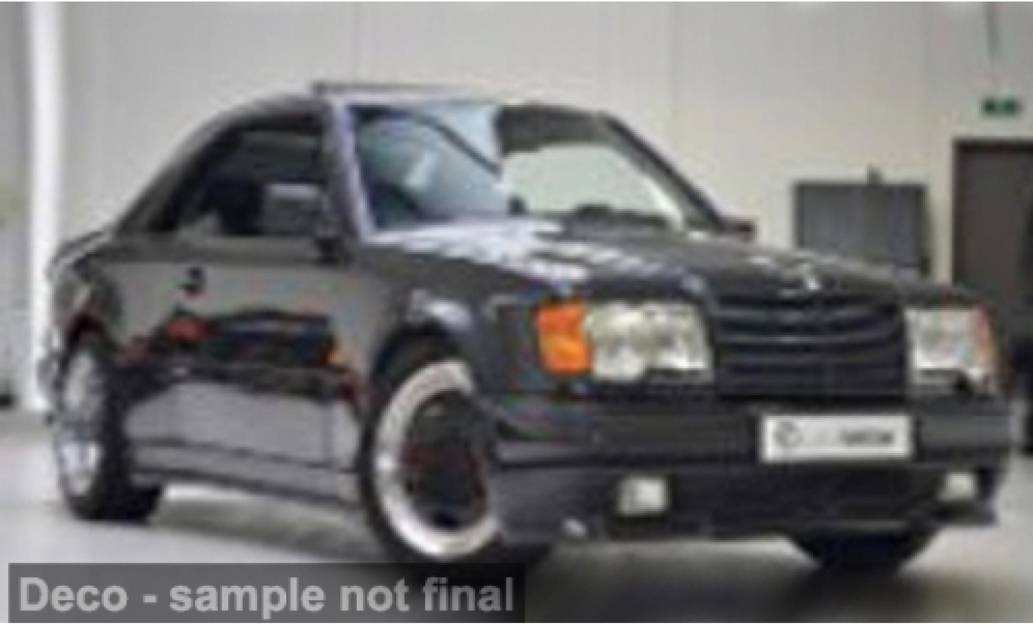 Mercedes 300 1/43 Solido CE 6.0 AMG black 1988 1:43 diecast model cars