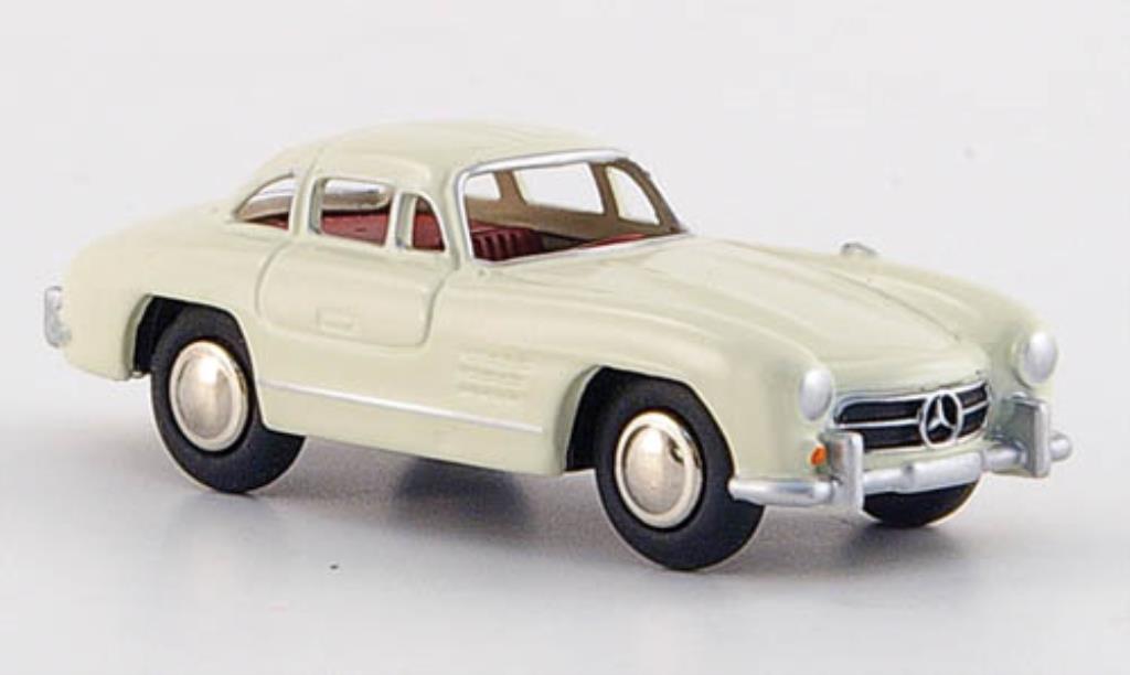 Mercedes 300 SL 1/87 Bub SL creme-white redes Interieur 1954 diecast model cars