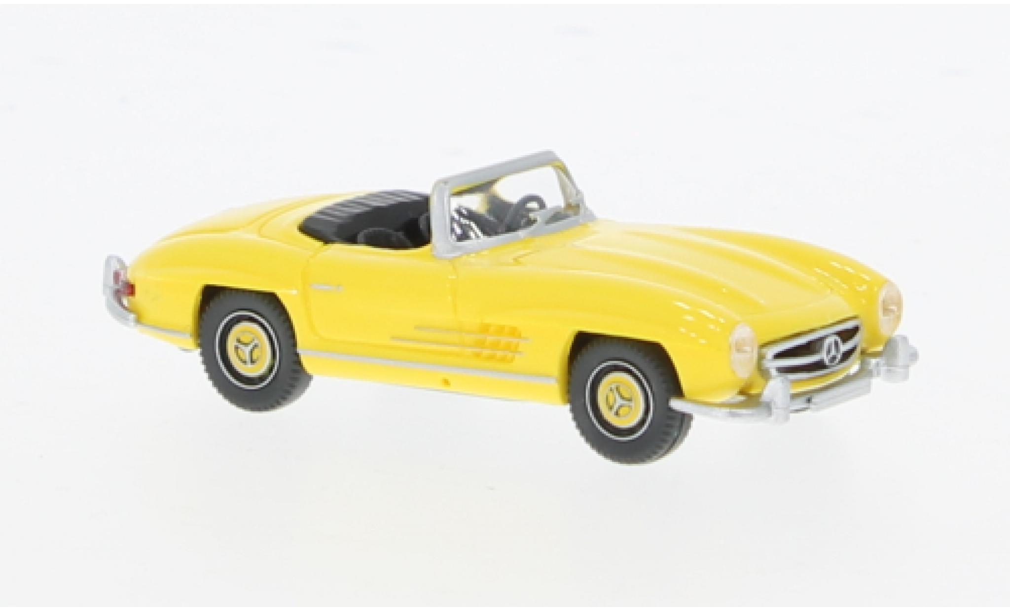 Mercedes 300 1/87 Wiking SL yellow 1957 1:87 diecast model cars