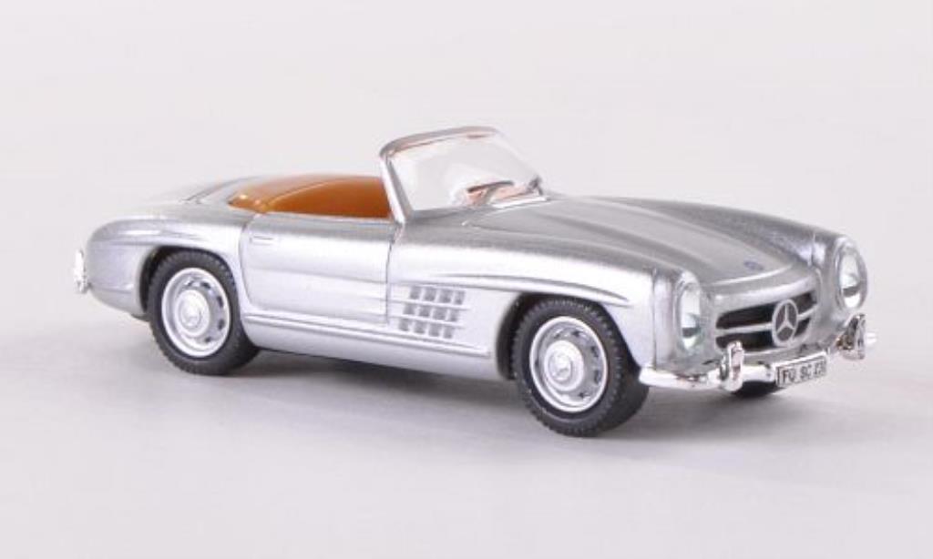 Mercedes 300 SL 1/87 Schuco SL Roadster grey diecast model cars