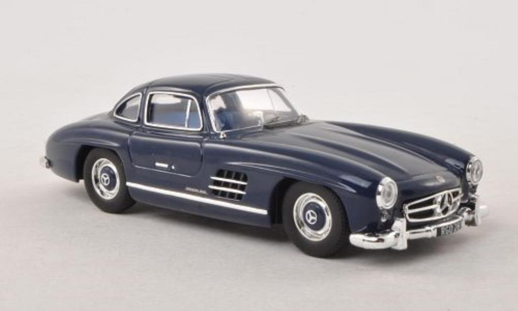 Mercedes 300 SL 1/43 IXO SL (W198) blue 1955 diecast model cars