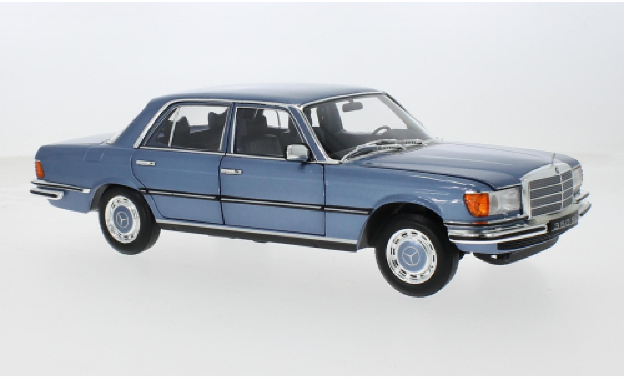 Mercedes 350 1/18 Norev SE (W116) blue 1973 1:18 diecast model cars
