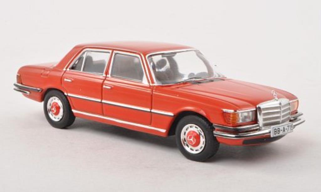 Mercedes 450 SEL 1/43 IXO SEL (W116) red-orange 1975 diecast model cars