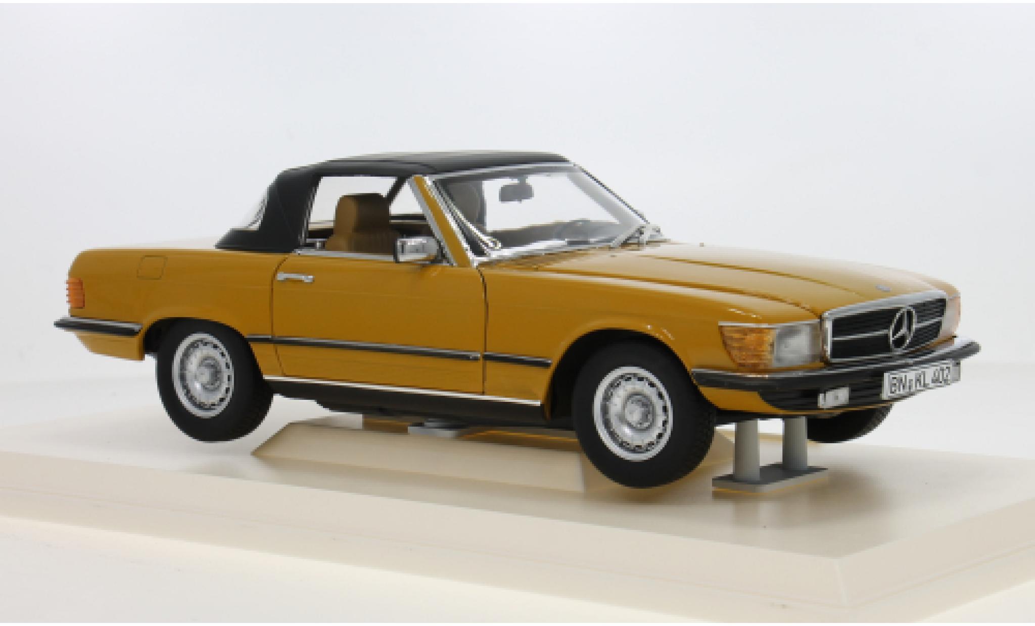 Mercedes 450 1/18 Norev SL orange 1975 1:18 diecast model cars