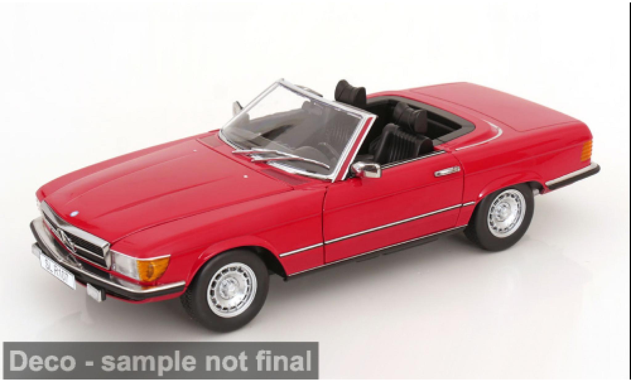 Mercedes 450 1/12 KK Scale SL (R 107) EU-Version red 1979 1:12 diecast model cars