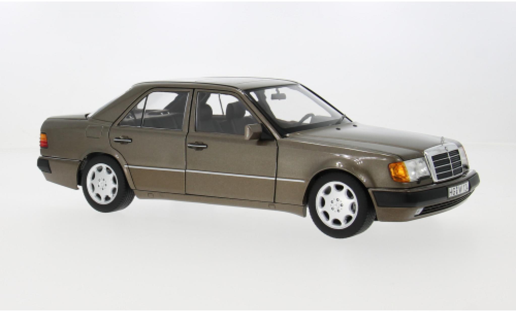 Mercedes 500 1/18 Norev E brown 1990 1:18 diecast model cars