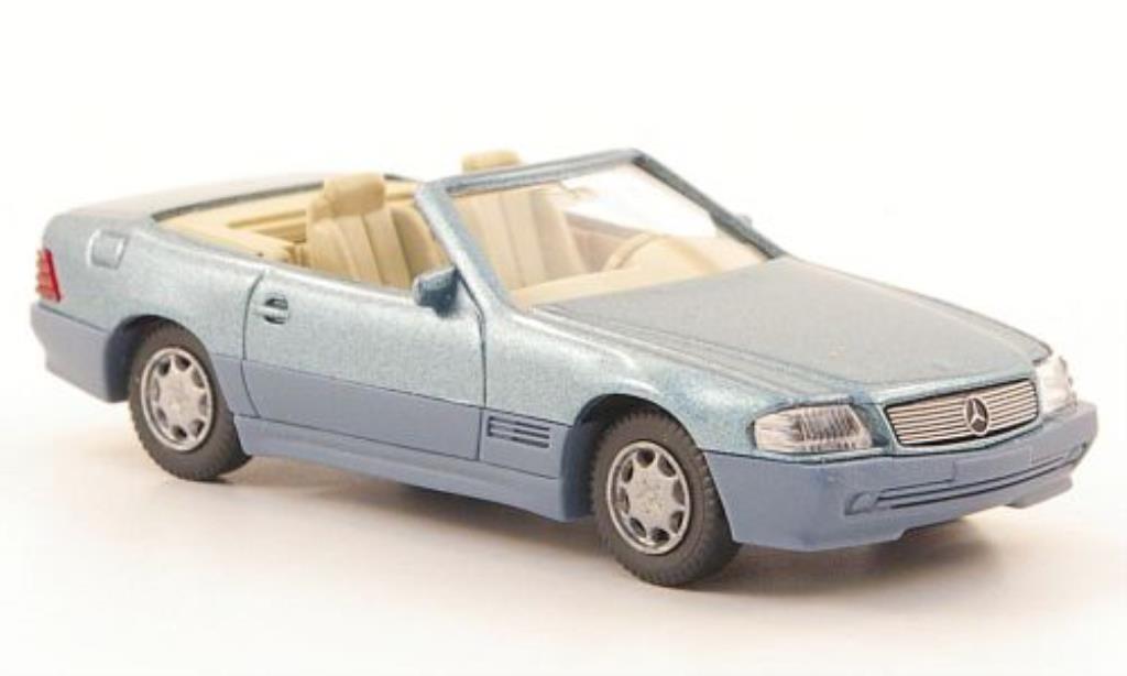 Mercedes 500 SL 1/87 Wiking SL (R129) grey-grun diecast model cars