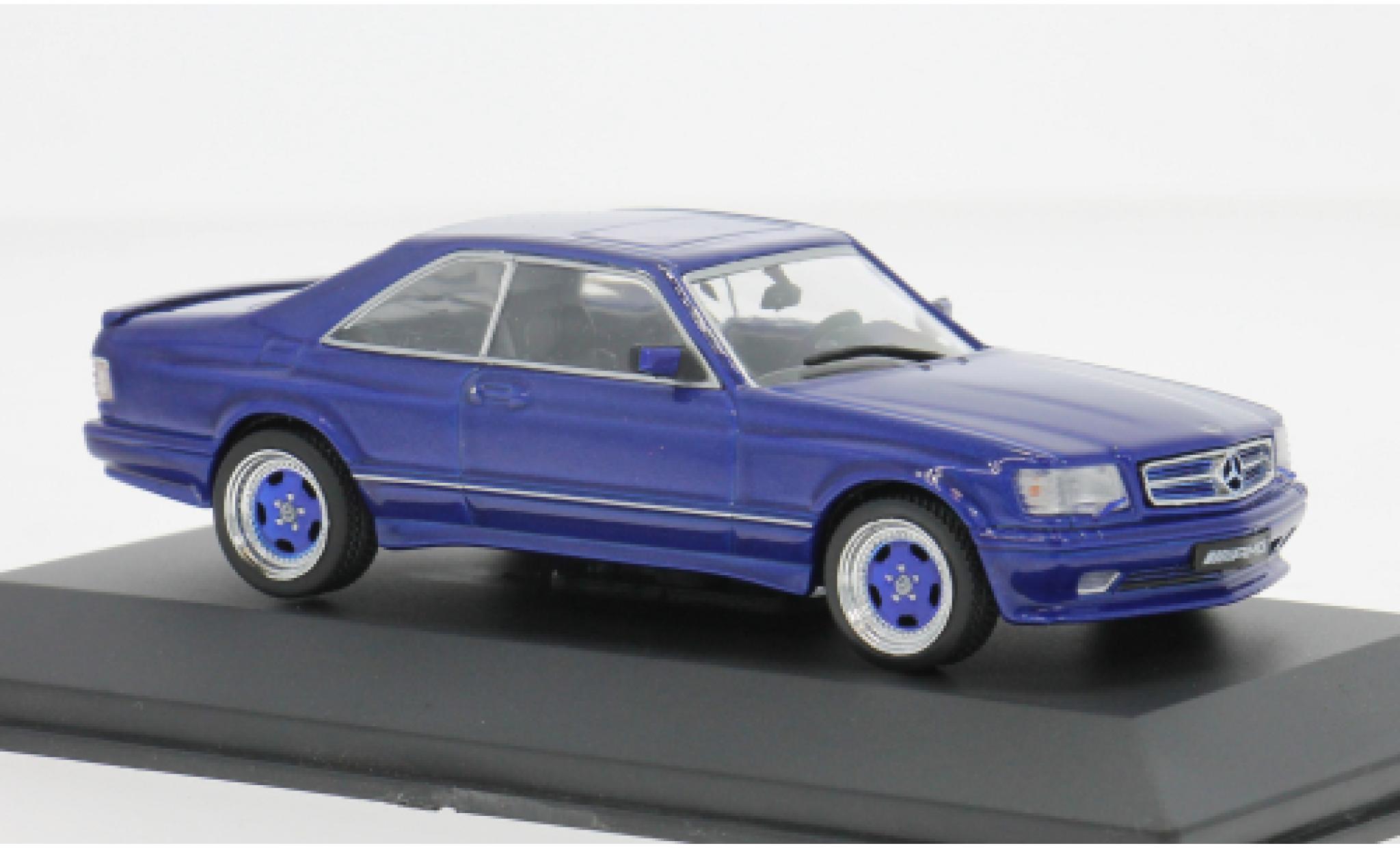 Mercedes 560 1/43 Solido SEC (C126) AMG blue 1:43 diecast model cars