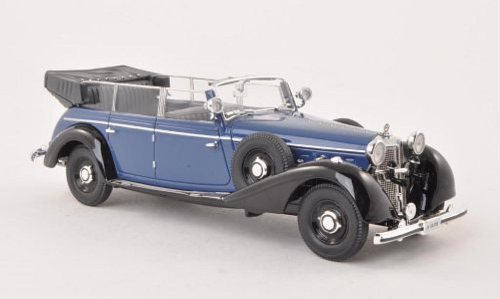 Mercedes 770 1/43 Signature Convertible blue/black 1938 diecast model cars