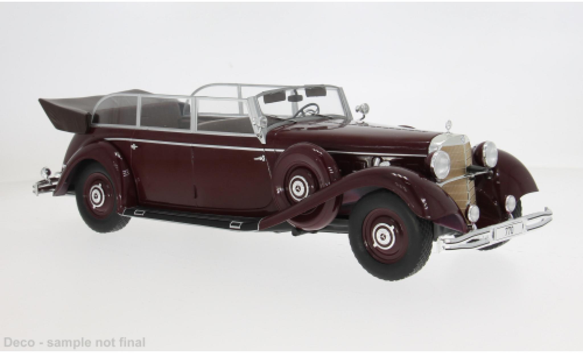 Mercedes 770 1/18 MCG (W150) Convertible red/black 1938 1:18 diecast model cars