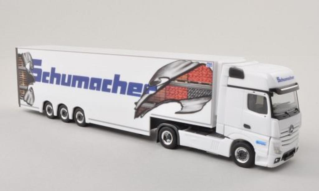 Mercedes Actros 1/87 Herpa 11 Schumacher Gigaspace-Doppelstock-SZ diecast model cars