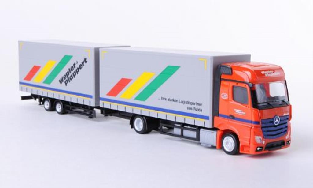 Mercedes Actros 1/87 Herpa 11 Wepler + Plappert Bigspace Volumen-HZ diecast model cars