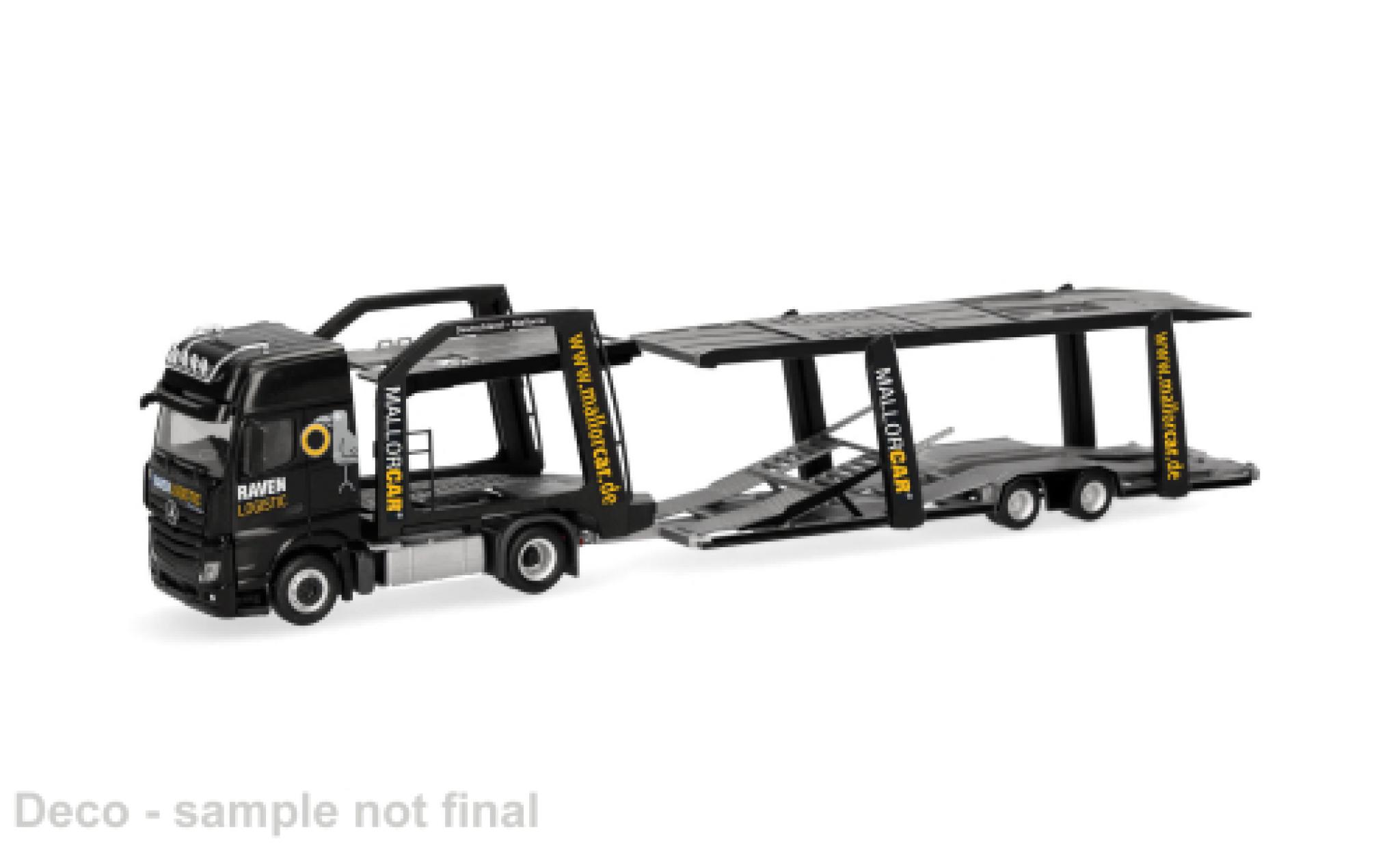 Mercedes Actros 1/87 Herpa 18 L Raven Logistic 1:87 diecast model cars