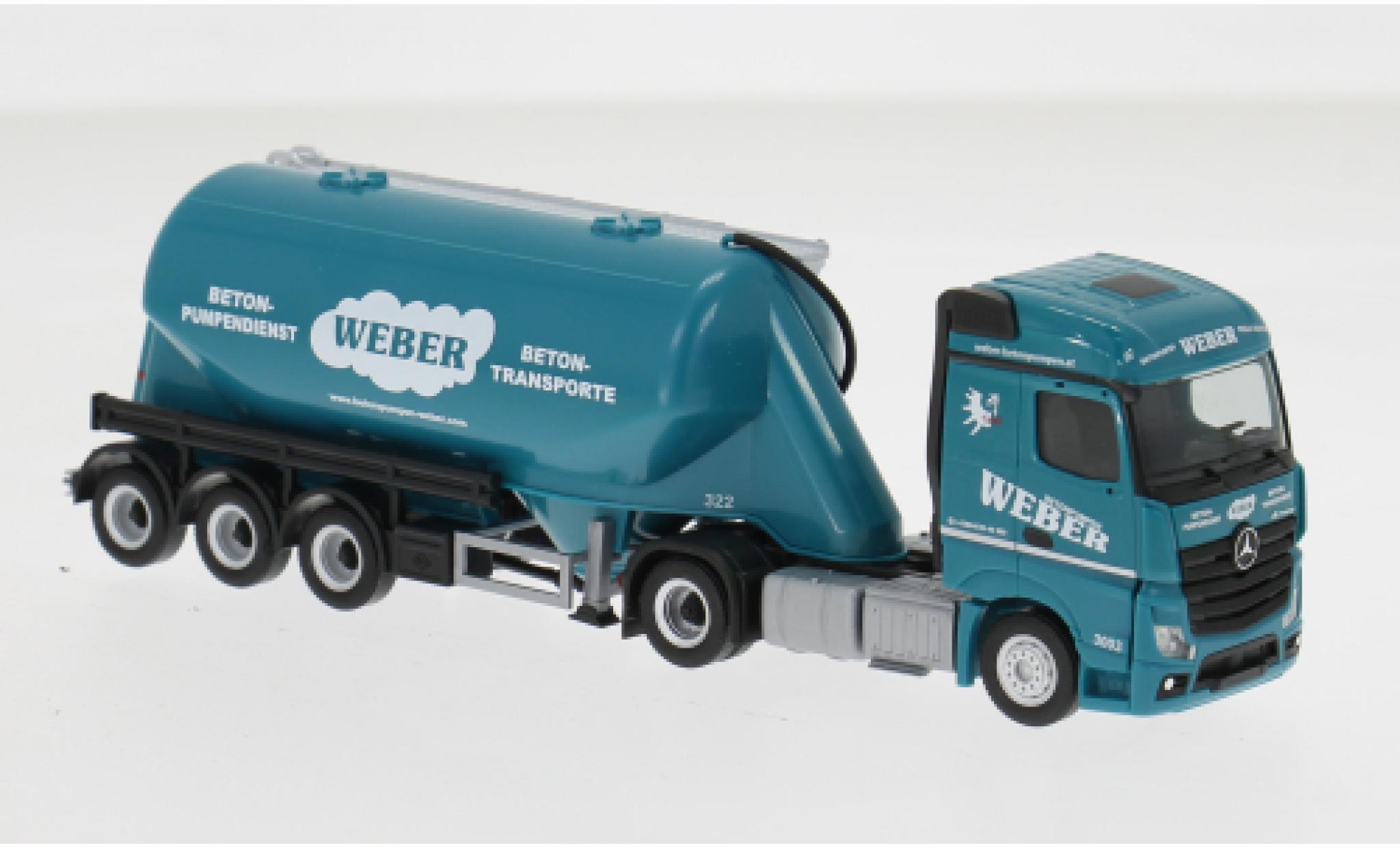 Mercedes Actros 1/87 Herpa 18 Streamspace Weber Betonpumpen (A) 1:87 diecast model cars