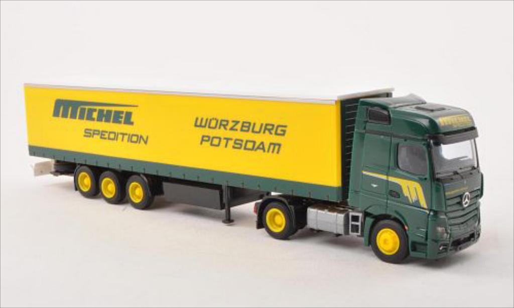 Mercedes Actros 1/87 AWM 2 Bigspace/Aerop. Michel G-KSZ diecast model cars