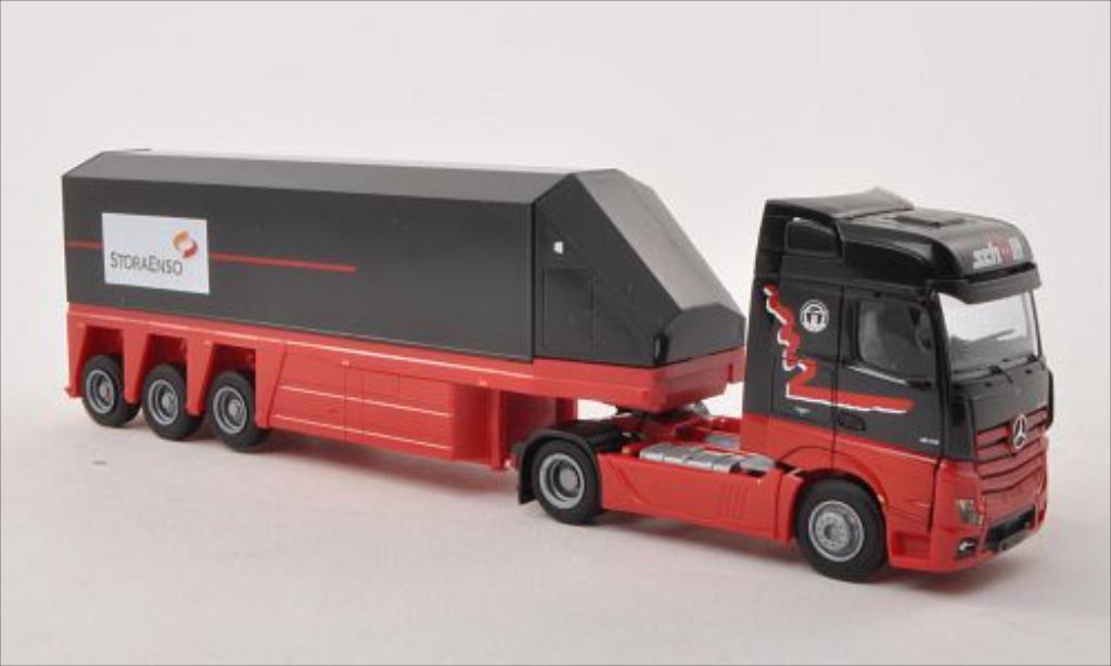 Mercedes Actros 1/87 AWM 2 Bigspace/Aerop. Schmitt/StoraEnso Innenlader-SZ diecast model cars