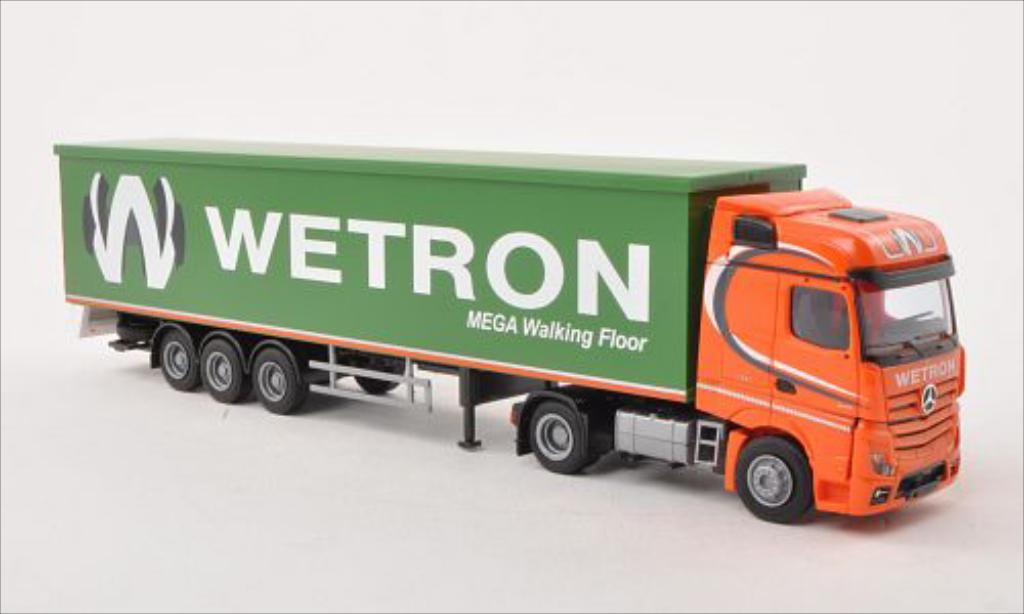Mercedes Actros 1/87 AWM 2 Bigspace/Aerop. Wetron Schubb.-SZ diecast model cars