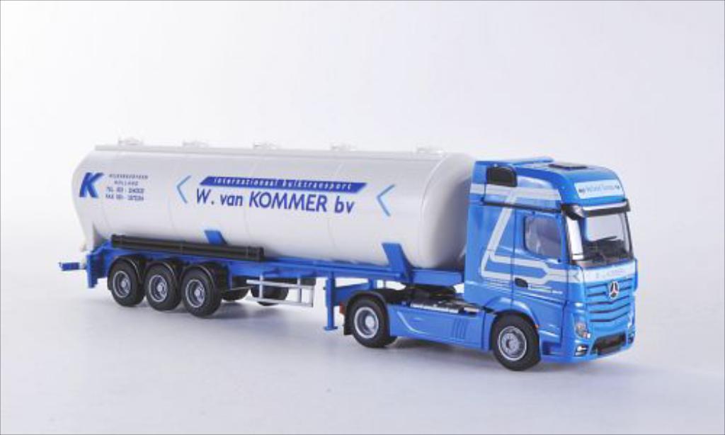 Mercedes Actros 1/87 AWM 2 Giga. W. van Kommer bv (NL) Aerop.-Kippsilo-SZ diecast model cars