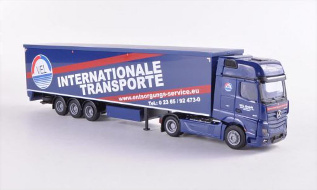 Mercedes Actros 1/87 AWM 2 Gigaliner V.E.L. Schubboden-SZ diecast model cars