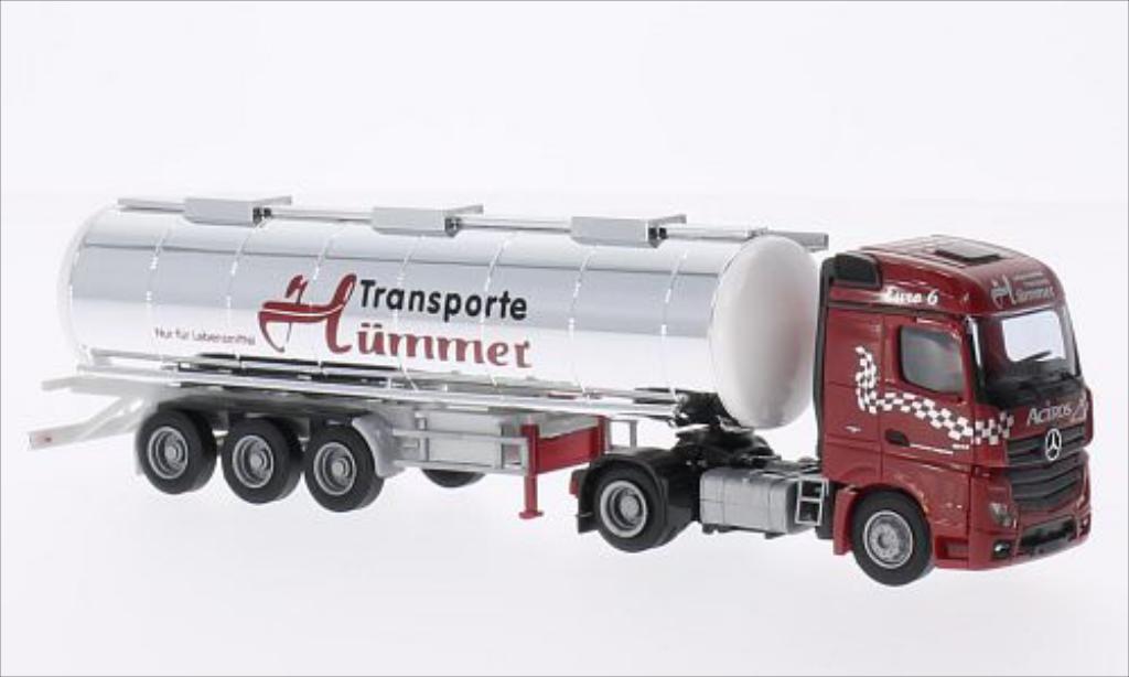 Mercedes Actros 1/87 AWM 2 Stream. Hummer (H) Tank-SZ diecast model cars