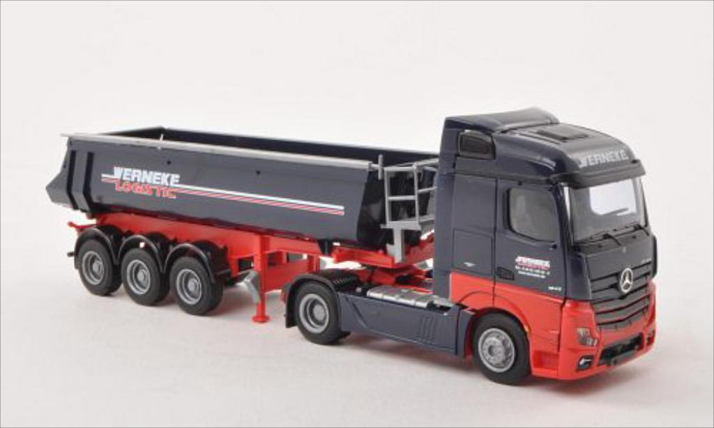 Mercedes Actros 1/87 AWM 2 Streamspace/Aerop. Werneke Mulden-SZ diecast model cars