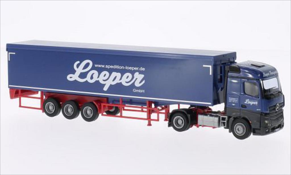 Mercedes Actros 1/87 AWM 2 Streamspace Loeper Kipp-SZ diecast model cars