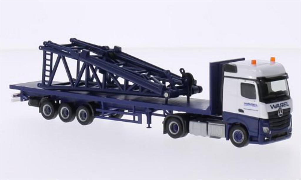 Mercedes Actros 1/87 Herpa Bigspace Wasel diecast model cars