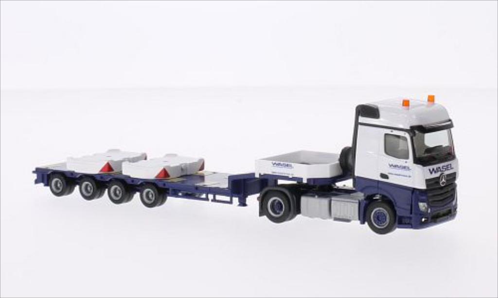 Mercedes Actros 1/87 Herpa Bigspace Wasel Krane diecast model cars