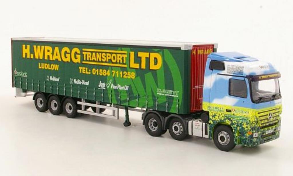 Mercedes Actros 1/50 Corgi Eco H.Wragg Transport LTD Gardinenplanen-SZ diecast model cars