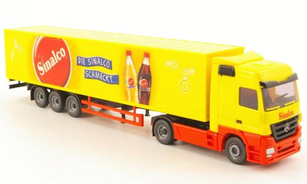 Mercedes Actros 1/87 Wiking Gardinenplanensattelzug Sinalco diecast model cars