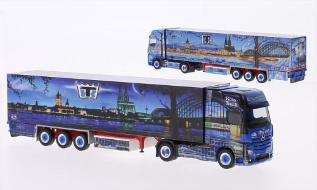 Mercedes Actros 1/87 Herpa Giga. Koln Truck Spedition Schumacher diecast model cars
