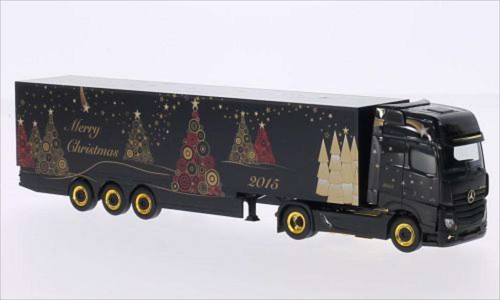 Mercedes Actros 1/87 Herpa Gigaspace Frohe Weihnachten diecast model cars