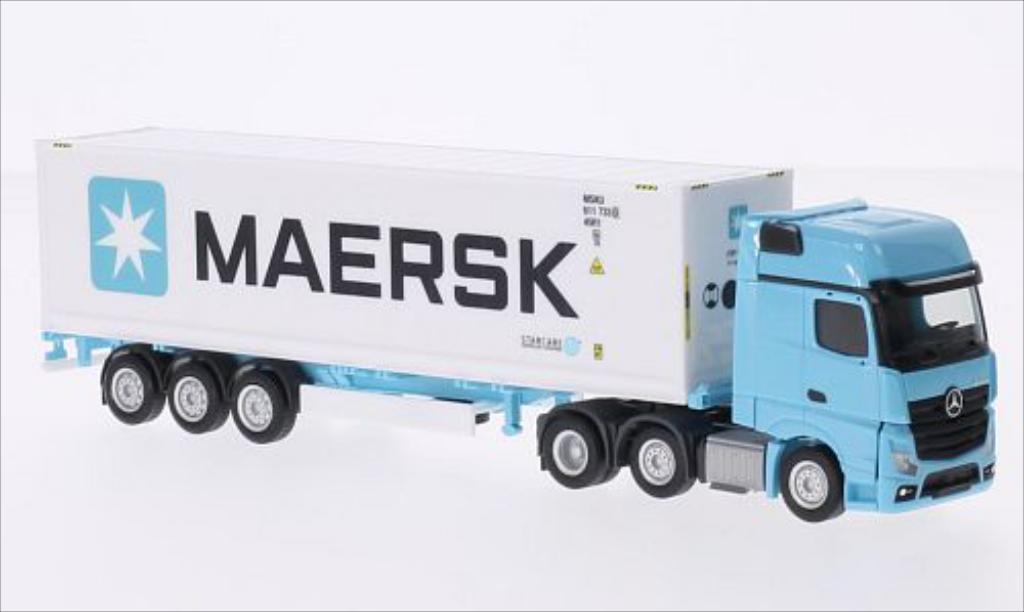 Mercedes Actros 1/87 Herpa Gigaspace Maersk diecast model cars