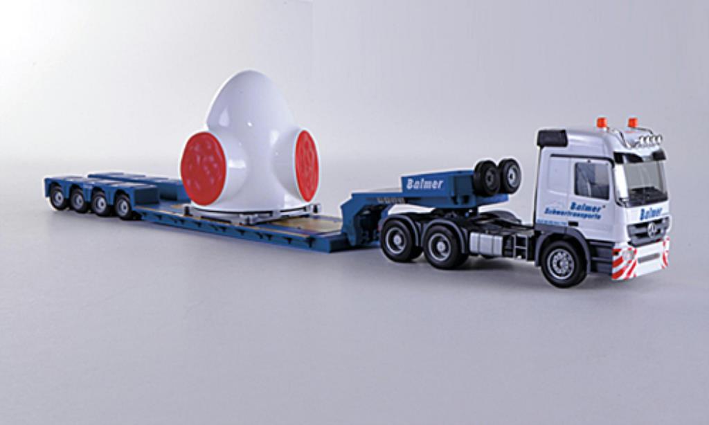 Mercedes Actros 1/87 Herpa L 02 Balmer Tieflade-SZ mit Nabe diecast model cars