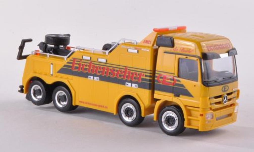 Mercedes Actros 1/87 Herpa L 08 Eichenseher Empl Bison Bergefahrzeug diecast model cars