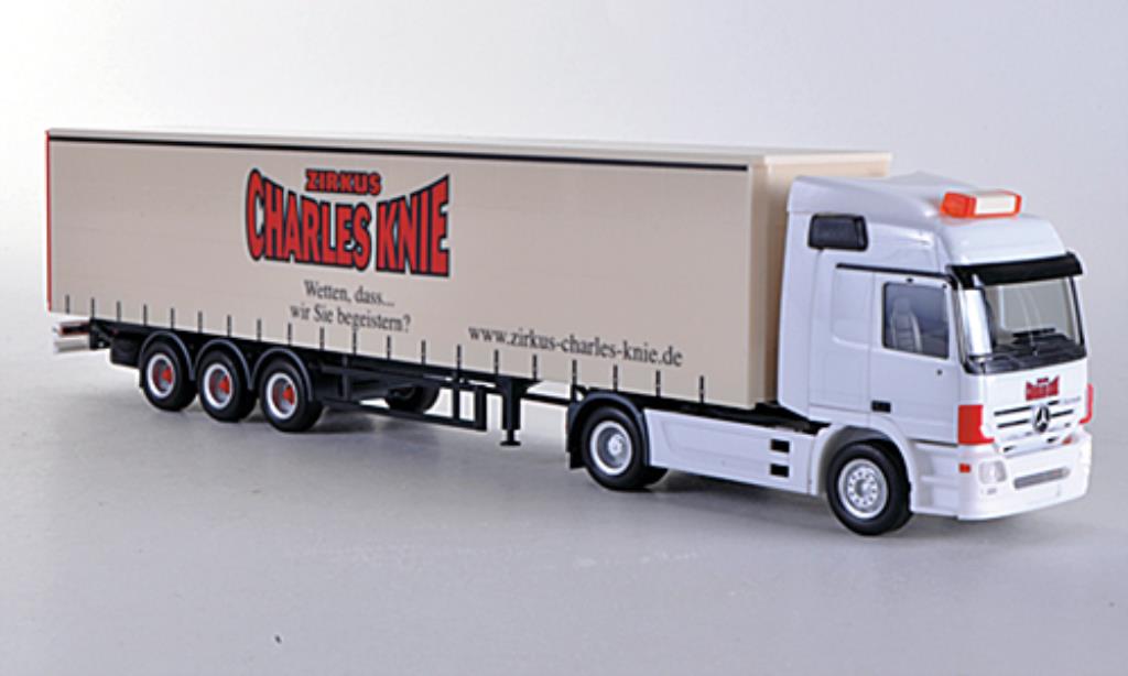 Mercedes Actros 1/87 Herpa L02 Zirkus Charles Knie Gardinenplanen-SZ diecast model cars