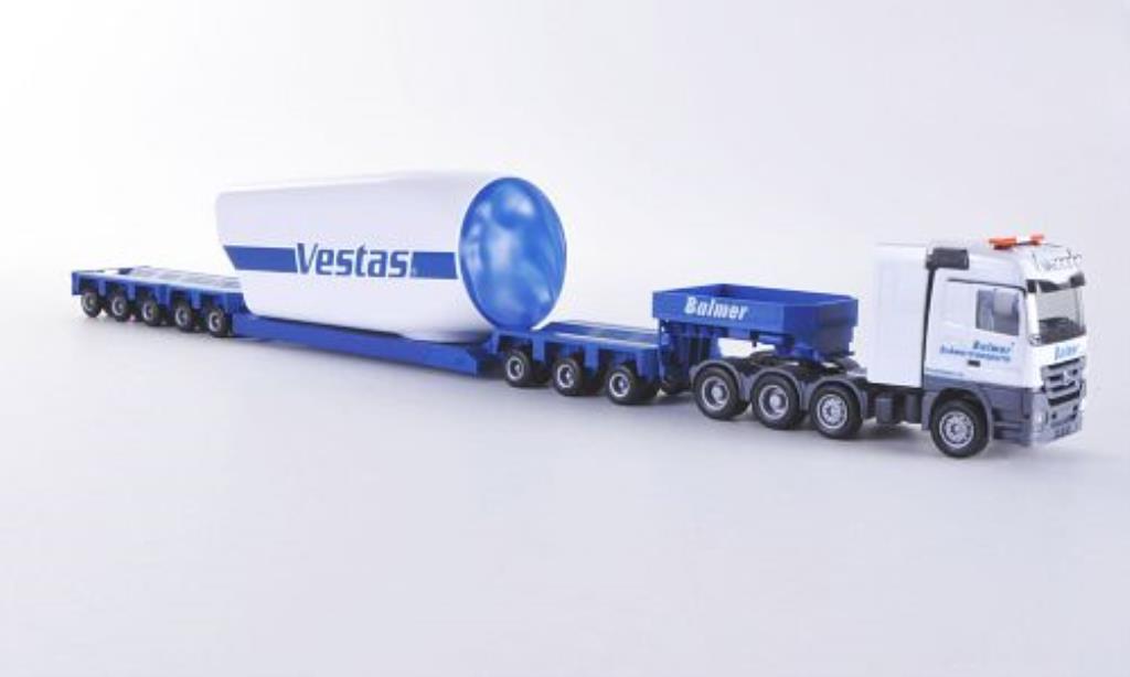 Mercedes Actros 1/87 Herpa LH 08 Balmer Tieflade-SZ mit Turbinengehause diecast model cars
